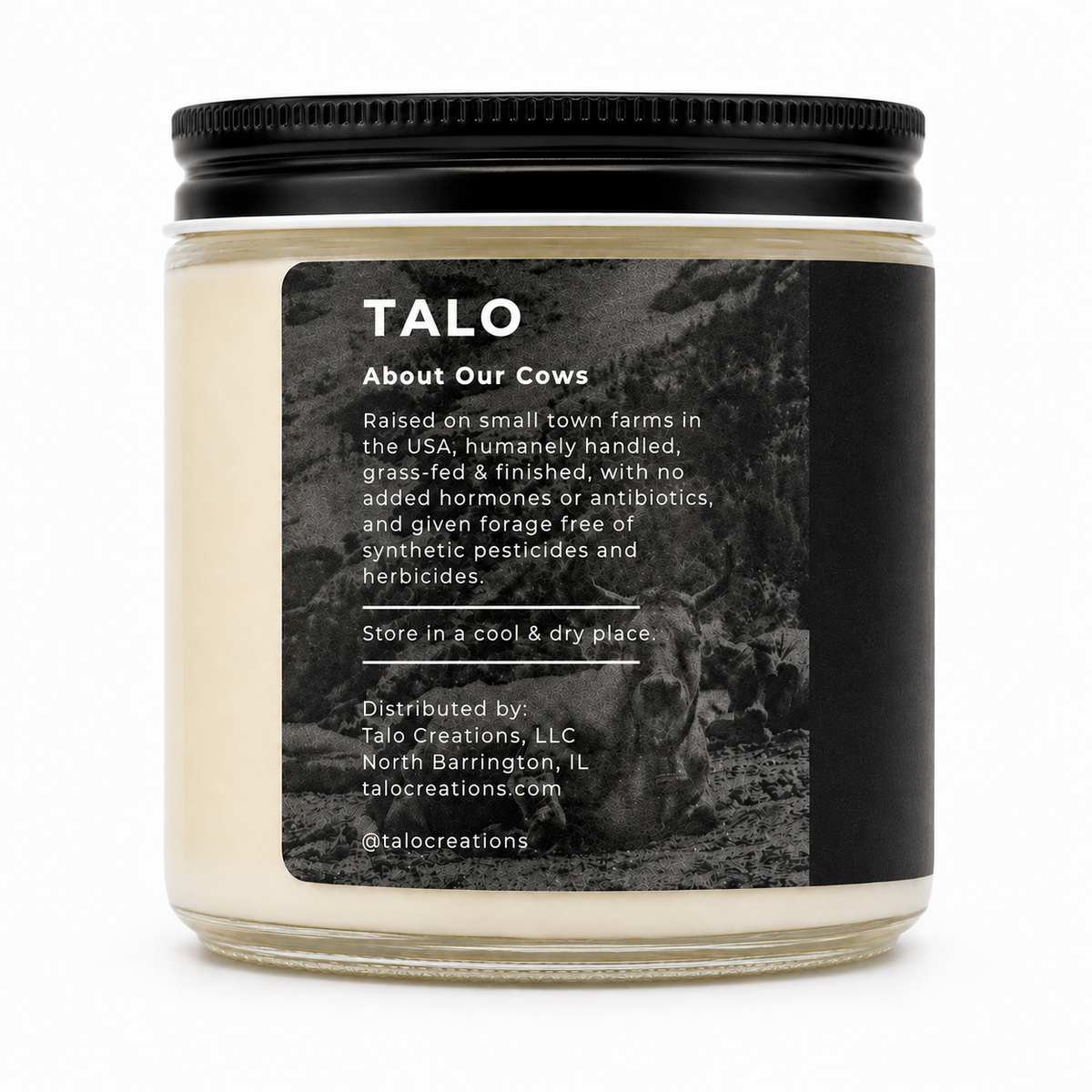 100% Grass-Fed & Finished American Beef Tallow